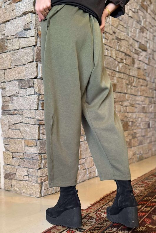 Sola Smart Tech Barrel Pant Khaki